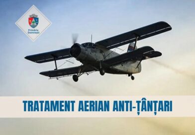 Tratamente împotriva țânțarilor efectuate cu avionul