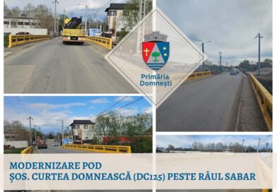 Localitatea Domnești se dezvoltă în ritm alert