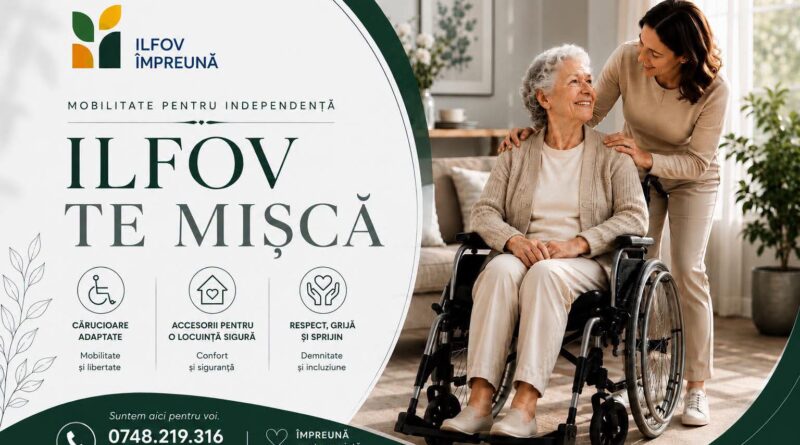 „Ilfov te mișcă” – sprijin concret pentru persoanele vulnerabile din Domnești