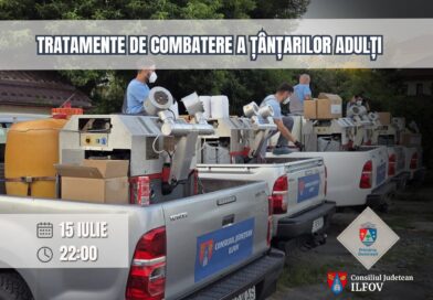 O nouă acțiune de dezinsecție împotriva țânțarilor, desfășurată în comuna Domnești