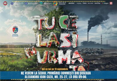 Domnești, implicare pentru o comunitate mai curată. Elevii și reprezentanții administrației au participat la o acțiune de voluntariat
